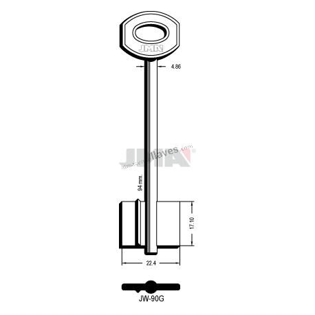 LLAVE JMA GORJA JW 90G