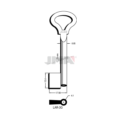 LLAVE JMA GORJA LAR 3G