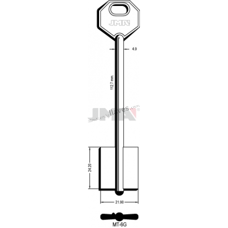 LLAVE JMA GORJA MT 6G