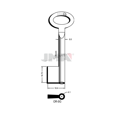 LLAVE JMA GORJA OR 0G