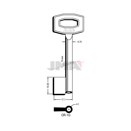 LLAVE JMA GORJA OR 1G