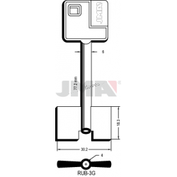 LLAVE JMA GORJA RUB 3G