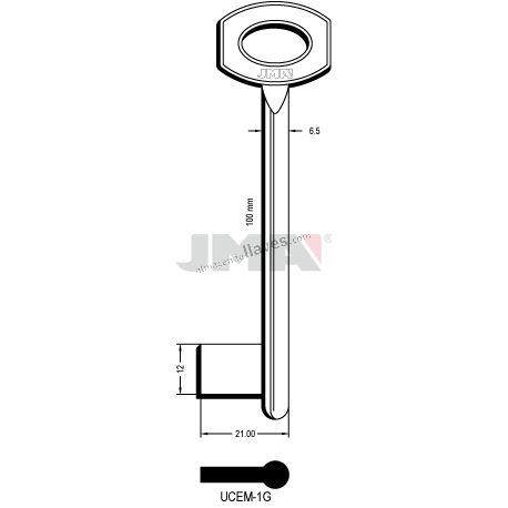 LLAVE JMA GORJA UCEM 1G