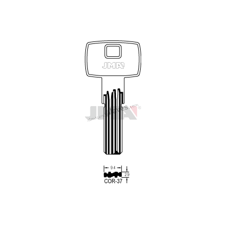 LLAVE JMA SEGUR. COR 37 LATON