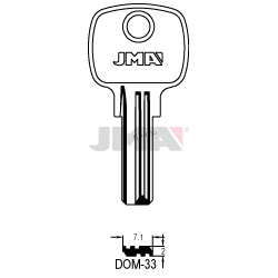 LLAVE JMA SEGUR. DOM 33