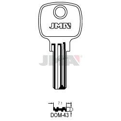 LLAVE JMA SEGUR. DOM 43