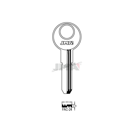 LLAVE JMA SEGUR. FAC 24