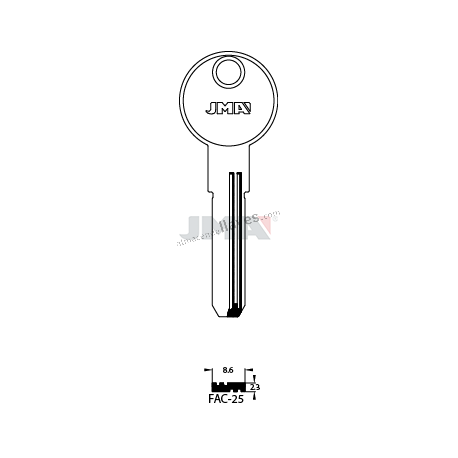 LLAVE JMA SEGUR. FAC 25