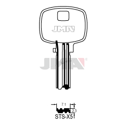 LLAVE JMA SEGUR. STS X5 ALPACA