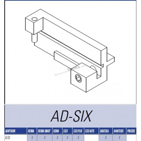 JMA ADAPTADOR SIX-3.P DAK/BER/SAR