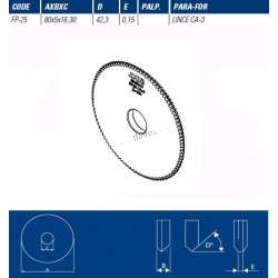 JMA FRESA FP25 - 80x5x16-42.3 PARA LINCE