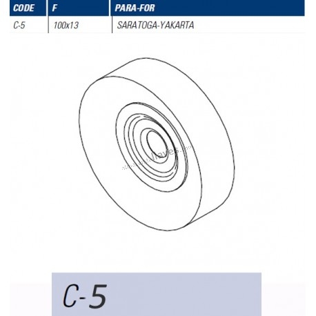 JMA CEPILLO MAQUINA C5 100X13 SY 3-13 (SARATOGA/YKTA)