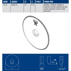 JMA FRESA FP24 - 80*5*16-42 SAR/DK/VIENNA/BERNA