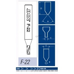 JMA FRESA MAQUINA LLAVES PUNTOS F-22
