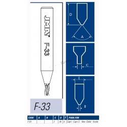 JMA FRESA MAQUINA LLAVES PUNTOS F-33