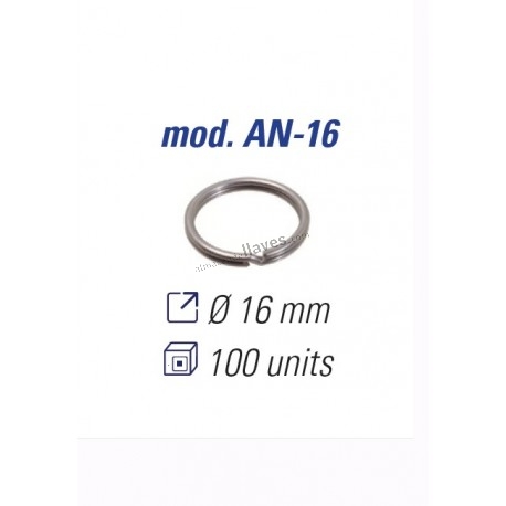 JMA ANILLAS DE LLAVERO 16MM. AN-16 (100 UDS)