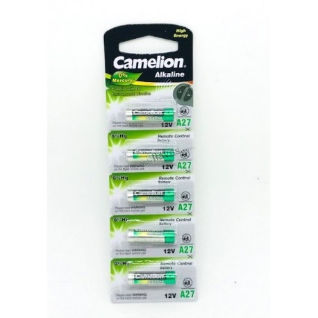 CAMELION PILA PLUS ALCALINA 27A (BLIS 5)