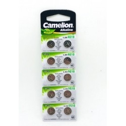 CAMELION PILA PLUS ALCALINA AG10 -LR1130 (BLIS 10 UDS)