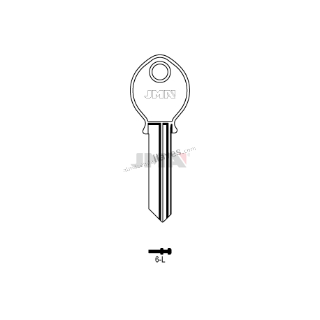 LLAVE JMA ACERO 6 L (C)