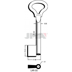 LLAVE JMA GORJA LAR 2G