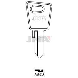 LLAVE JMA ACERO AB 2D (C)