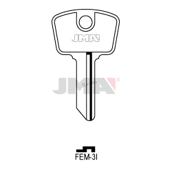 LLAVE JMA ACERO FEM 3I (C)