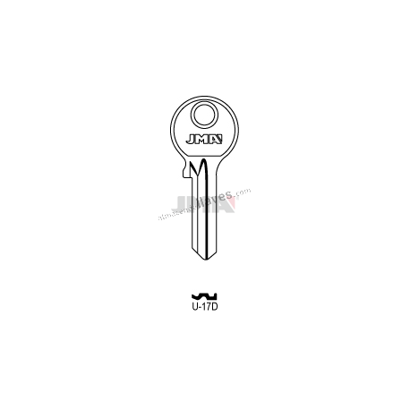 LLAVE JMA ACERO U 17D (B)